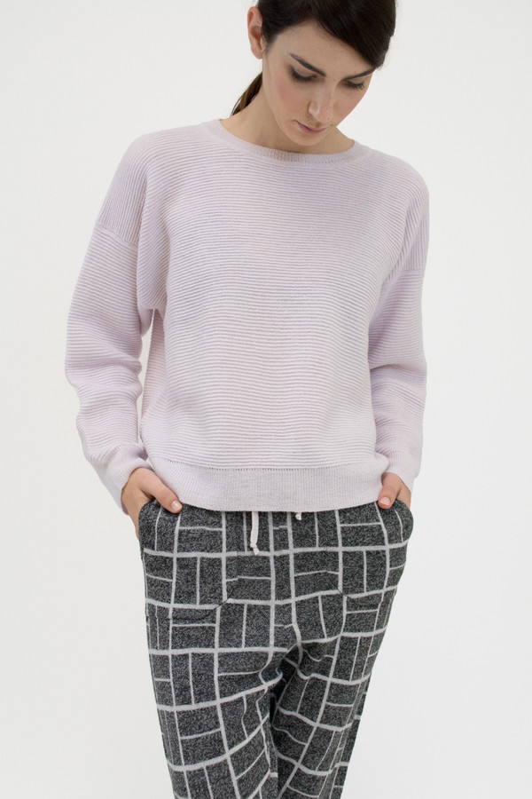 Micaela Greg Grey Block Sweatpant Micaela Greg Grey Block Sweatpant