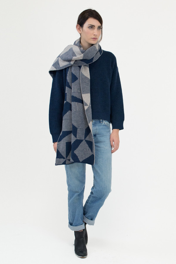Micaela Greg Moonlight Blue Spectrum Scarf Micaela Greg Moonlight Blue Spectrum Scarf