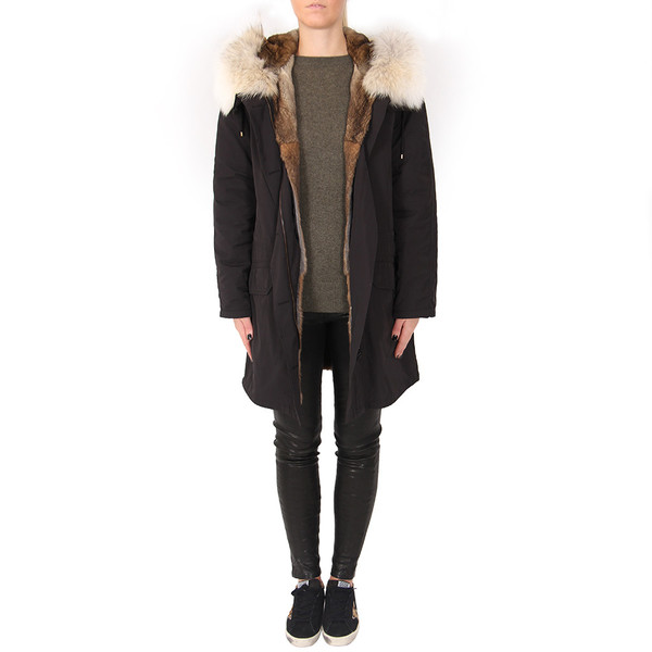 YVES SALOMON RABBIT FUR-LINED PARKA YVES SALOMON RABBIT FUR-LINED PARKA