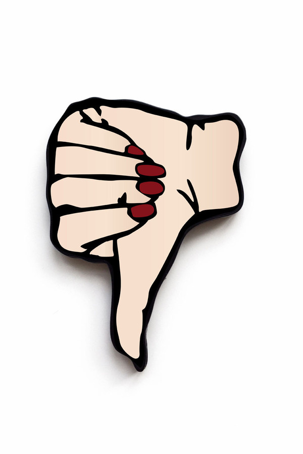ISLYNYC Thumbs Down Brooch ISLYNYC Thumbs Down Brooch