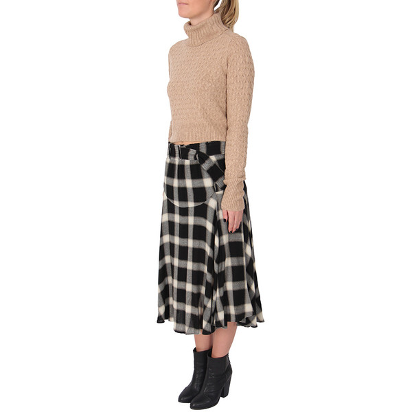 A.L.C. GABRIELLE PLAID MIDI SKIRT A.L.C. GABRIELLE PLAID MIDI SKIRT