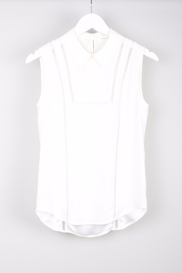 Veronica Beard Aster Collar Bib Blouse Veronica Beard Aster Collar Bib Blouse