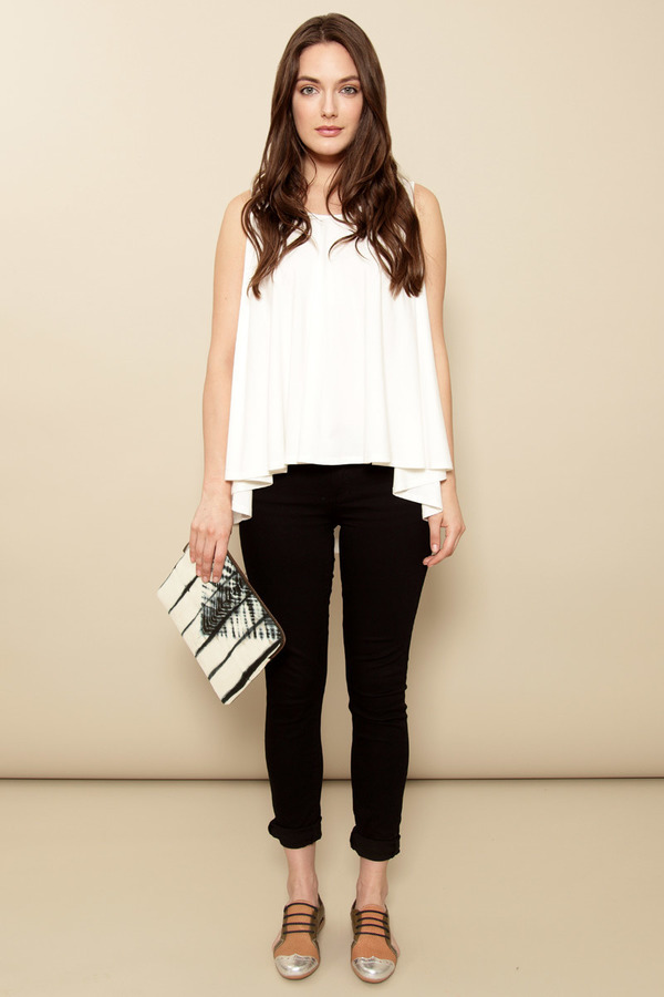 Laura Siegel Bandhani leather clutch Laura Siegel Bandhani leather clutch