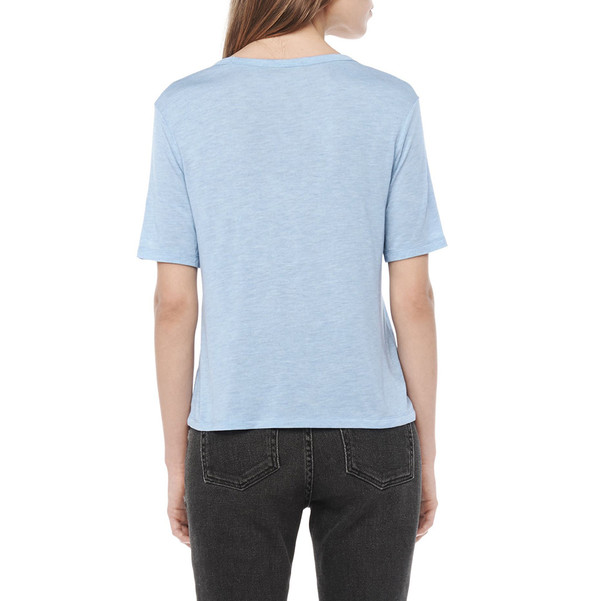 T By Alexander Wang CLASSIC CROP TEE - SKY T By Alexander Wang CLASSIC CROP TEE - SKY