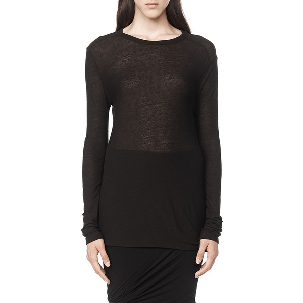 T By Alexander Wang SLUB CLASSIC LONG SLEEVE TEE T By Alexander Wang SLUB CLASSIC LONG SLEEVE TEE