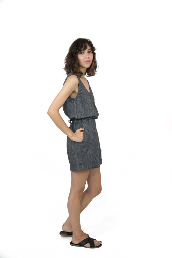 esby MONTAUK SHORT JUMPER - GREY esby MONTAUK SHORT JUMPER - GREY