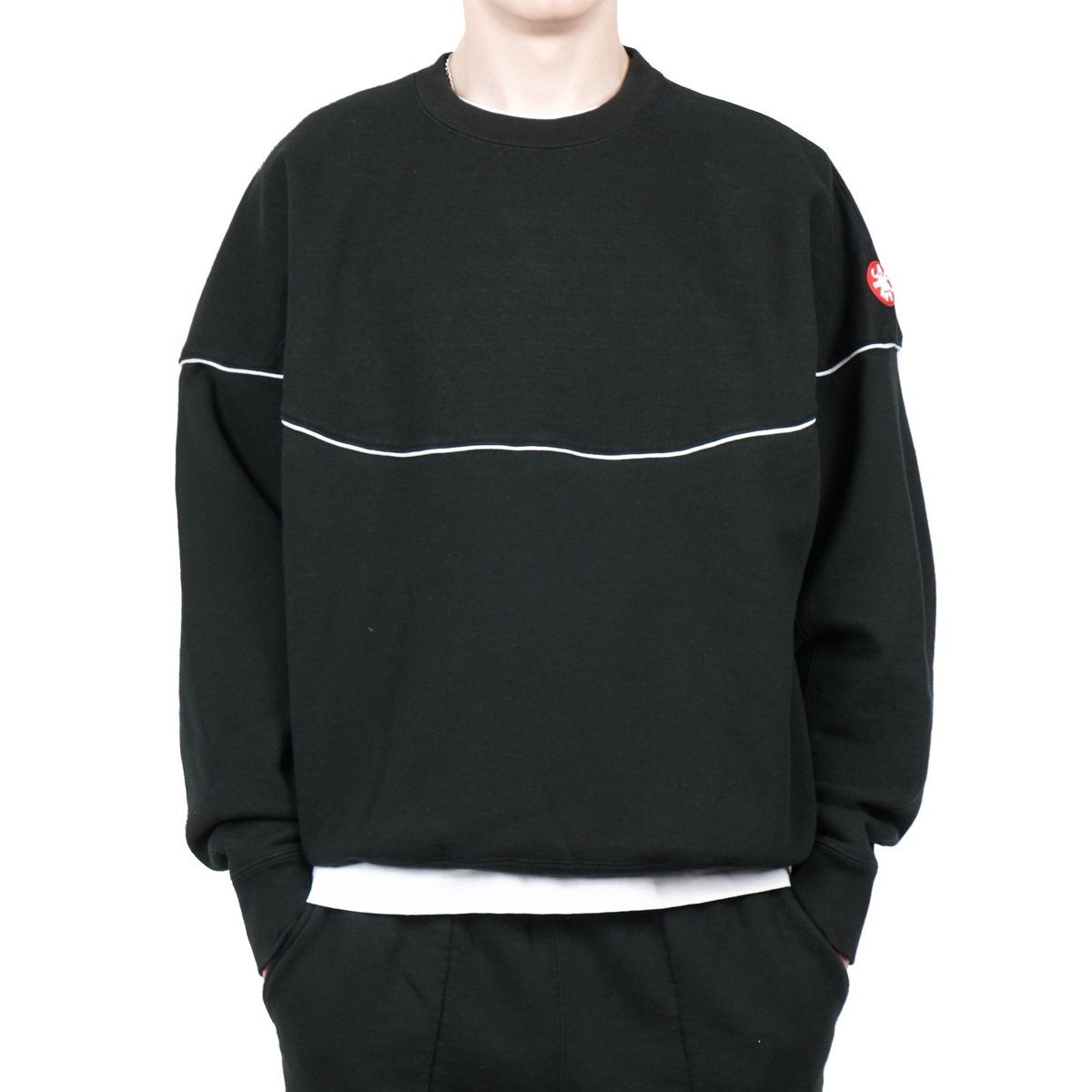 C E Cavempt White Line Crew Neck Tonosycolores Com