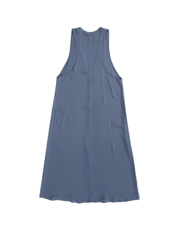 ALI GOLDEN V-NECK MIDI DRESS - BLUE ALI GOLDEN V-NECK MIDI DRESS - BLUE
