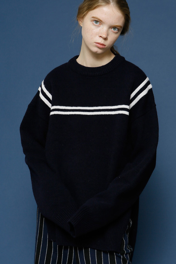 ROCKET X LUNCH Sailor Oversized Sweater ROCKET X LUNCH Sailor Oversized Sweater