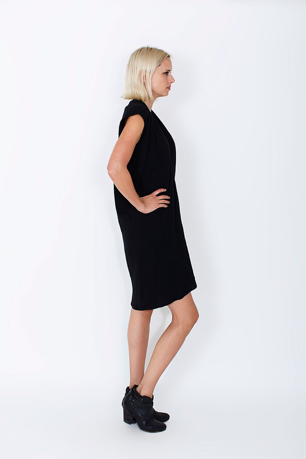 Miranda Bennett Black Everyday Dress, Silk Miranda Bennett Black Everyday Dress, Silk