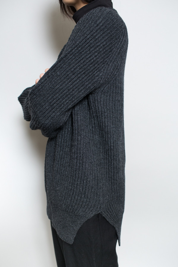 Achro Chunky Knit Round Neck Sweater Achro Chunky Knit Round Neck Sweater