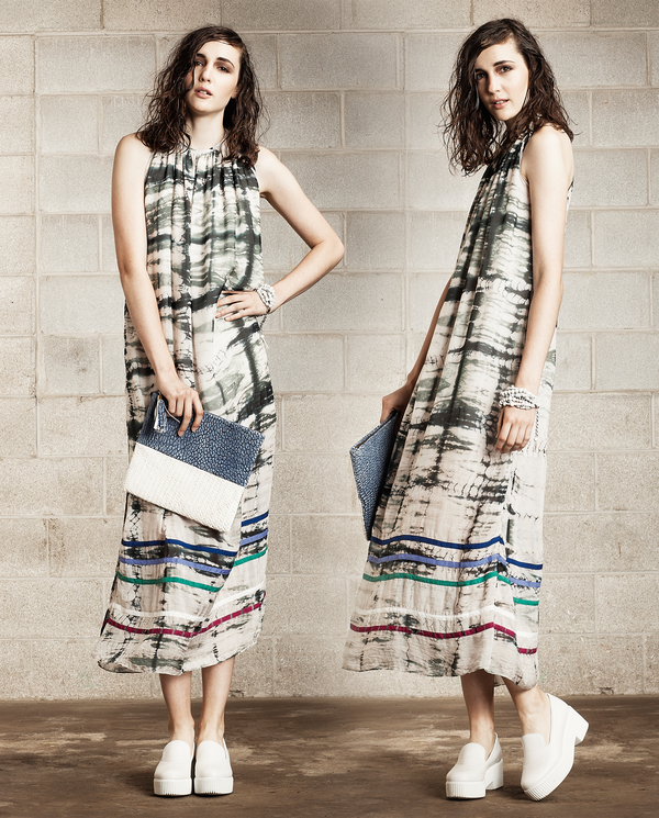 Laura Siegel Shibori Hand Dyed Dress Laura Siegel Shibori Hand Dyed Dress