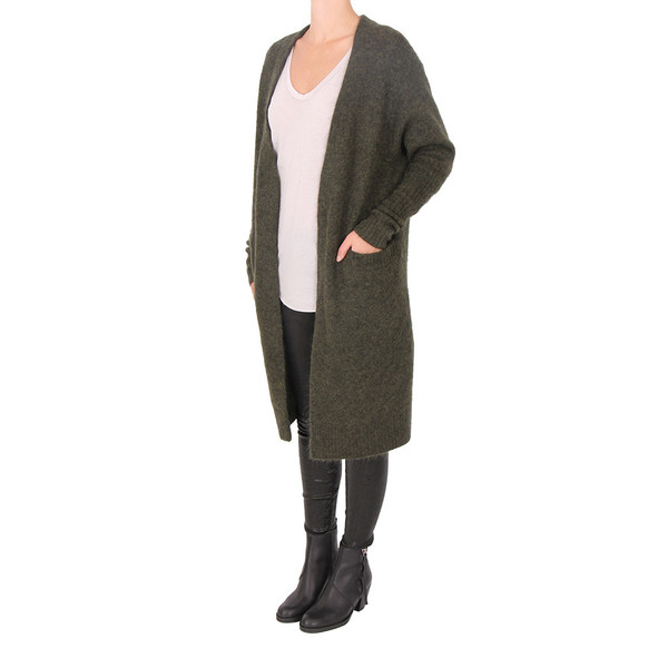 Acne Studios RAYA MOHAIR CARDIGAN - MILITARY GREEN Acne Studios RAYA MOHAIR CARDIGAN - MILITARY GREEN