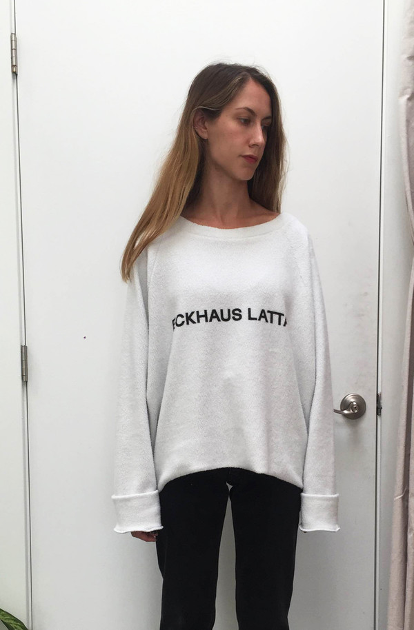 Eckhaus Latta Oversized Logo Sweatshirt Eckhaus Latta Oversized Logo Sweatshirt