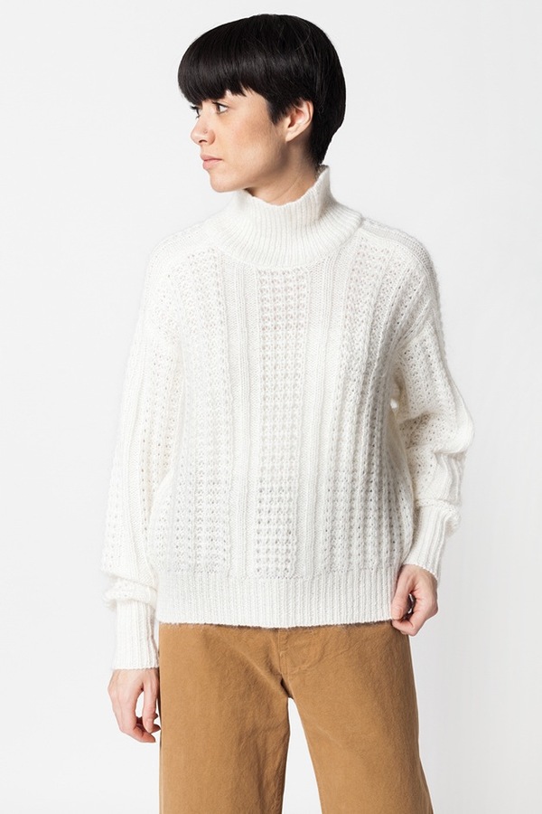 Demylee Tagan Turtleneck - ivory Demylee Tagan Turtleneck - ivory