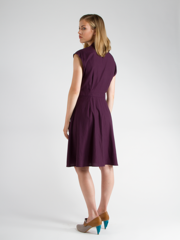 swords-smith Aubergine Shirtdress swords-smith Aubergine Shirtdress