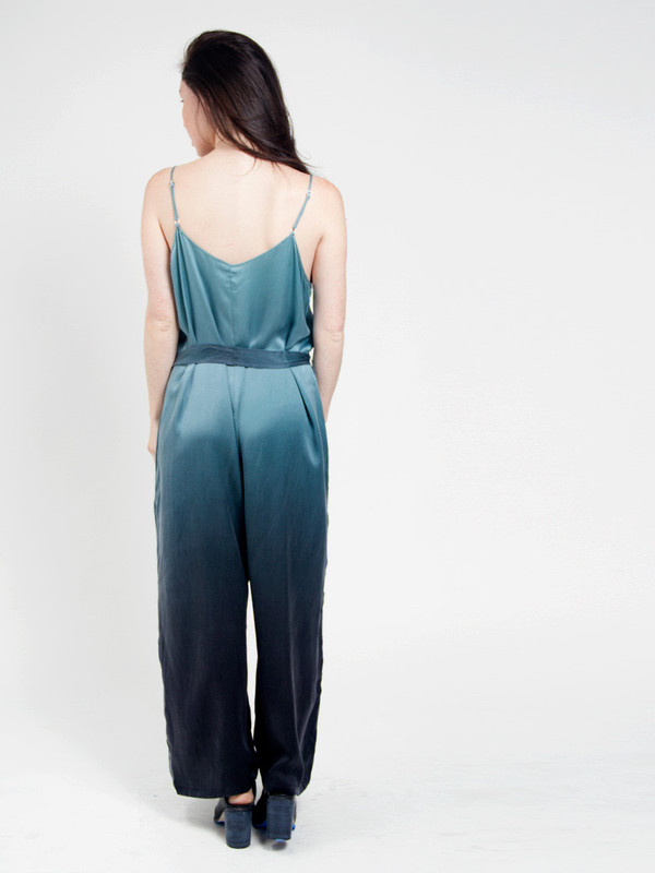 Calico x Swords-Smith x Print All Over Me Aurora Silk Jumpsuit Calico x Swords-Smith x Print All Over Me Aurora Silk Jumpsuit