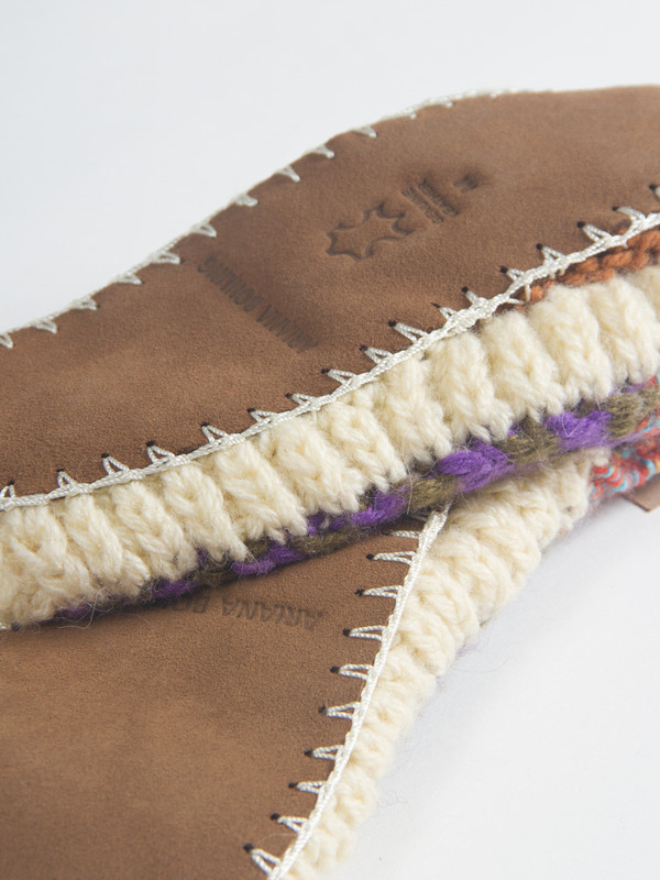 Ariana Bohling Berkley Alpaca Slipper Purple Ariana Bohling Berkley Alpaca Slipper Purple