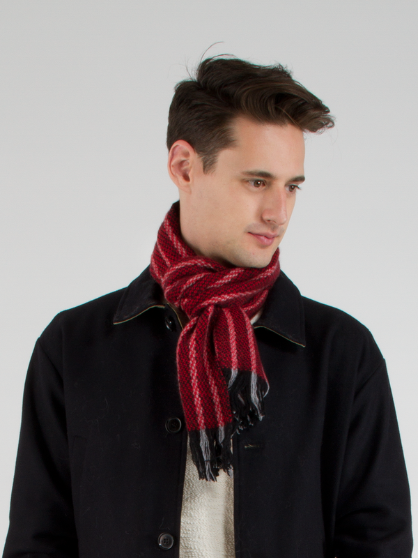 The Dunlap Weavers Calvary Cashmere Scarf The Dunlap Weavers Calvary Cashmere Scarf