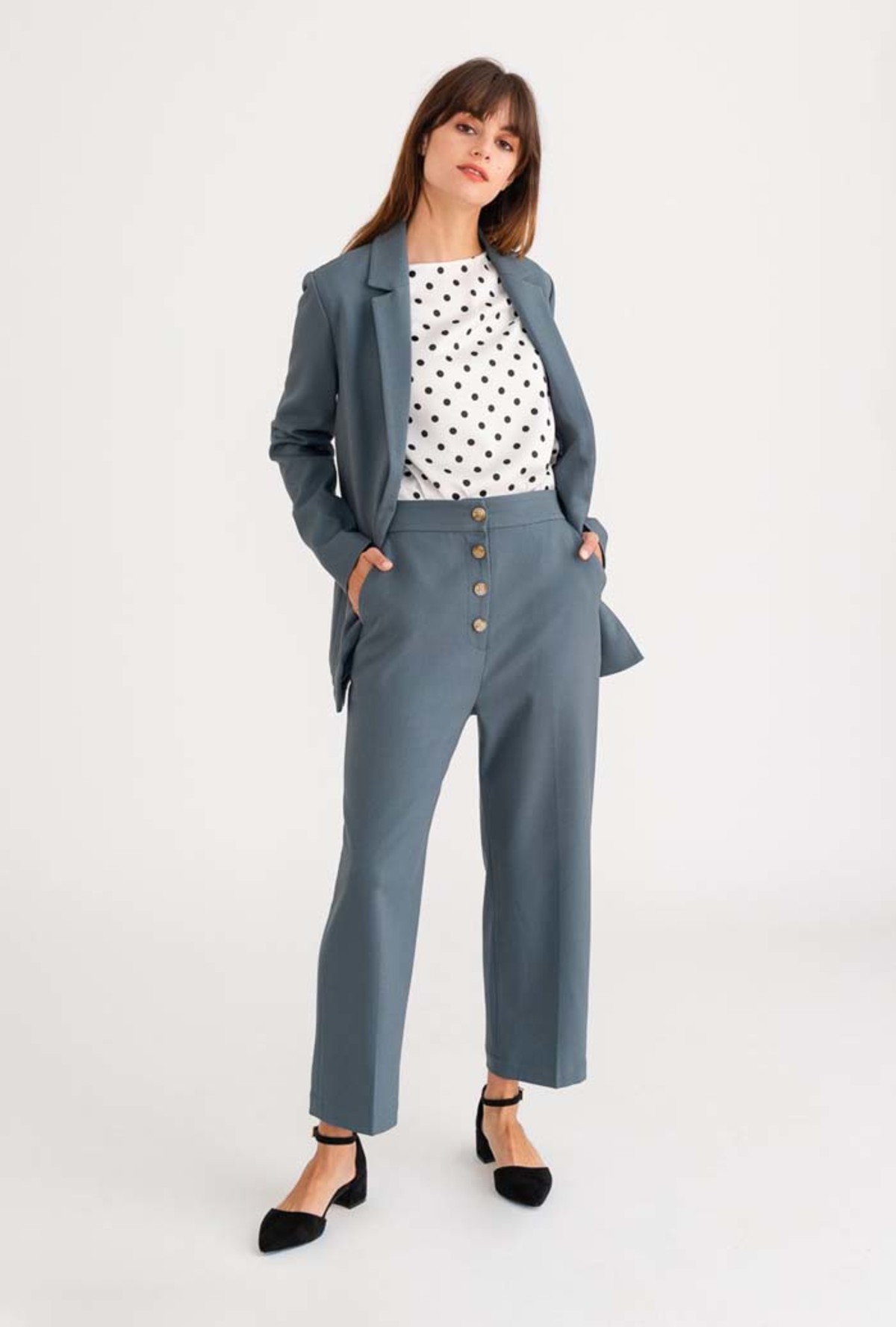 petite studio blazer