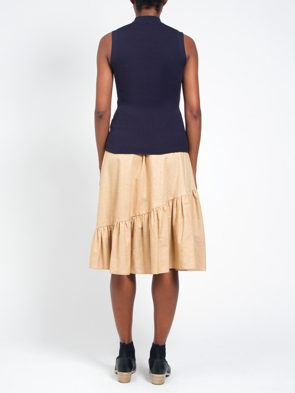 Pari Desai Leila Mock Neck Tee Pari Desai Leila Mock Neck Tee