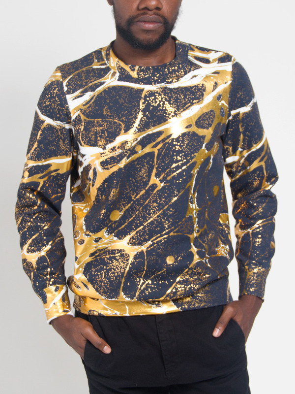 Men's Calico x Swords-Smith x Print All Over Me Night Sweatshirt Men's Calico x Swords-Smith x Print All Over Me Night Sweatshirt