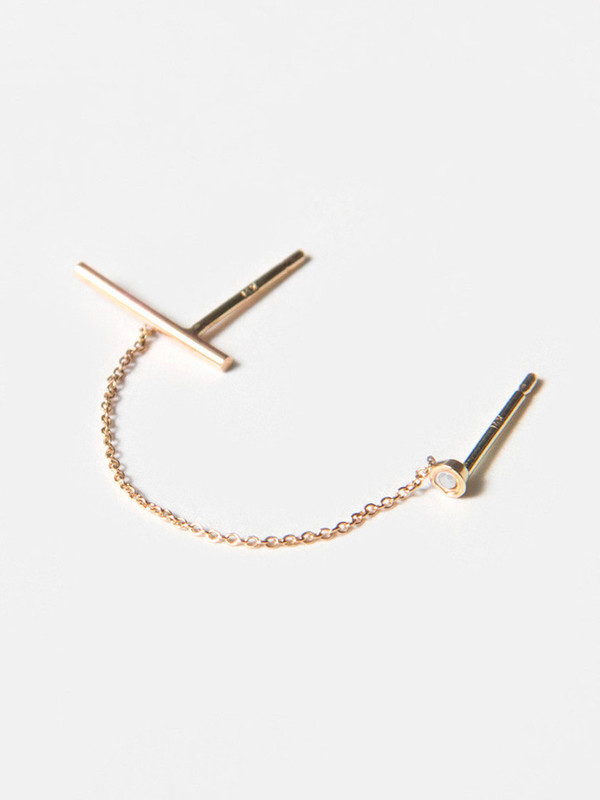 Still House Nusu Earring White Diamond Still House Nusu Earring White Diamond