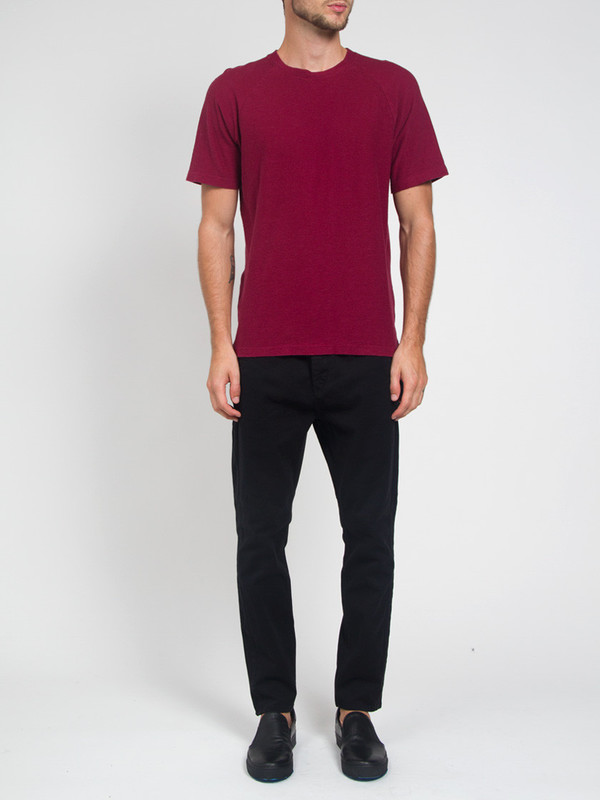 Men's Fanmail Raglan Tee Red Men's Fanmail Raglan Tee Red