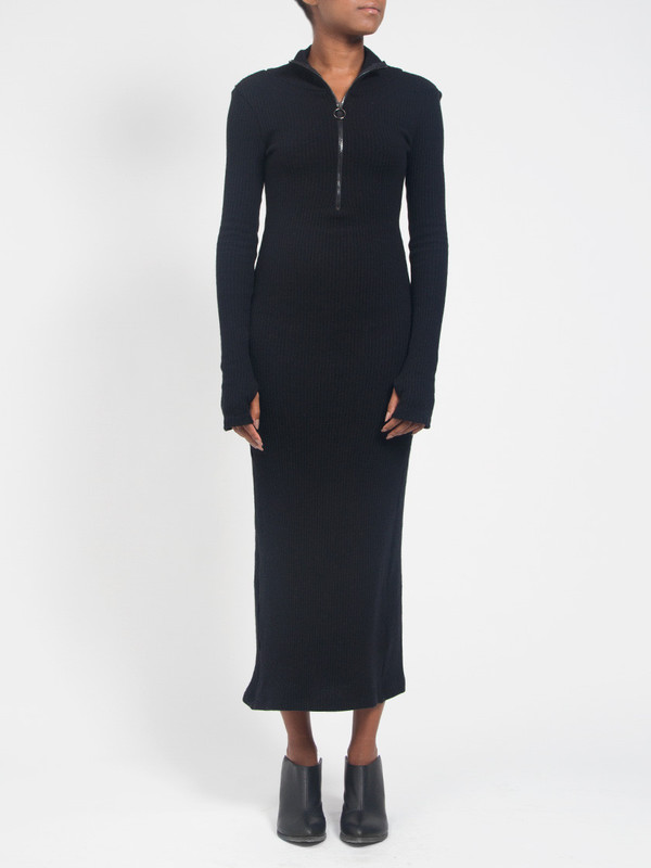 Assembly Rib Maxidress Black Assembly Rib Maxidress Black