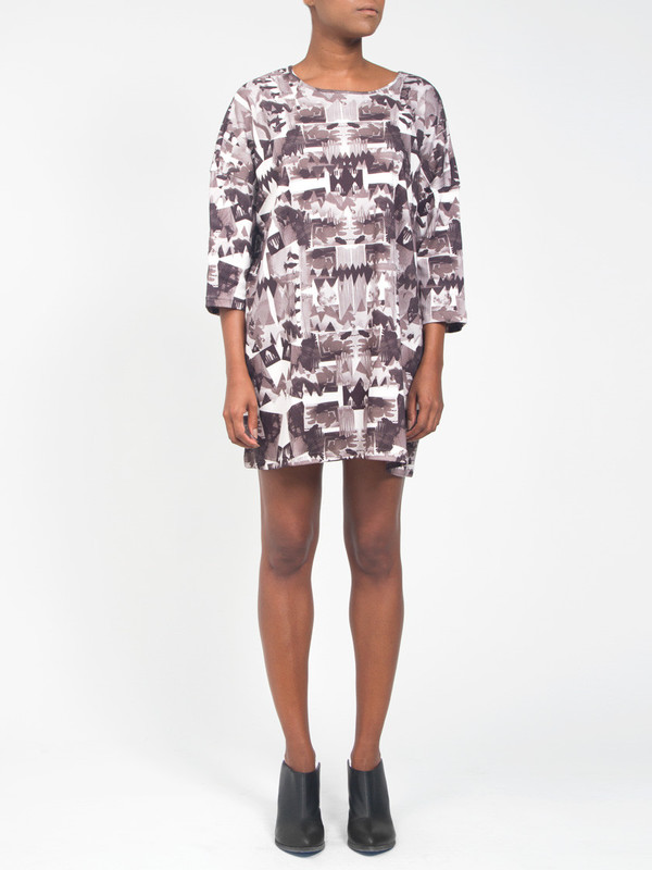 R/H Square Dress Library Print R/H Square Dress Library Print