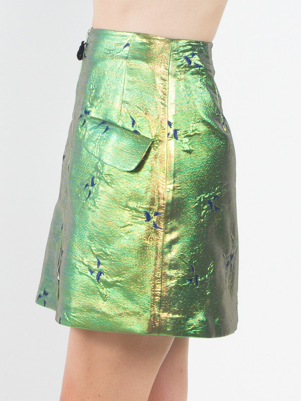 Risto Zip Front Mini Skirt Risto Zip Front Mini Skirt