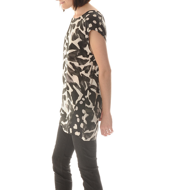 Shakuhachi Silk T-Shirt Dress Shakuhachi Silk T-Shirt Dress
