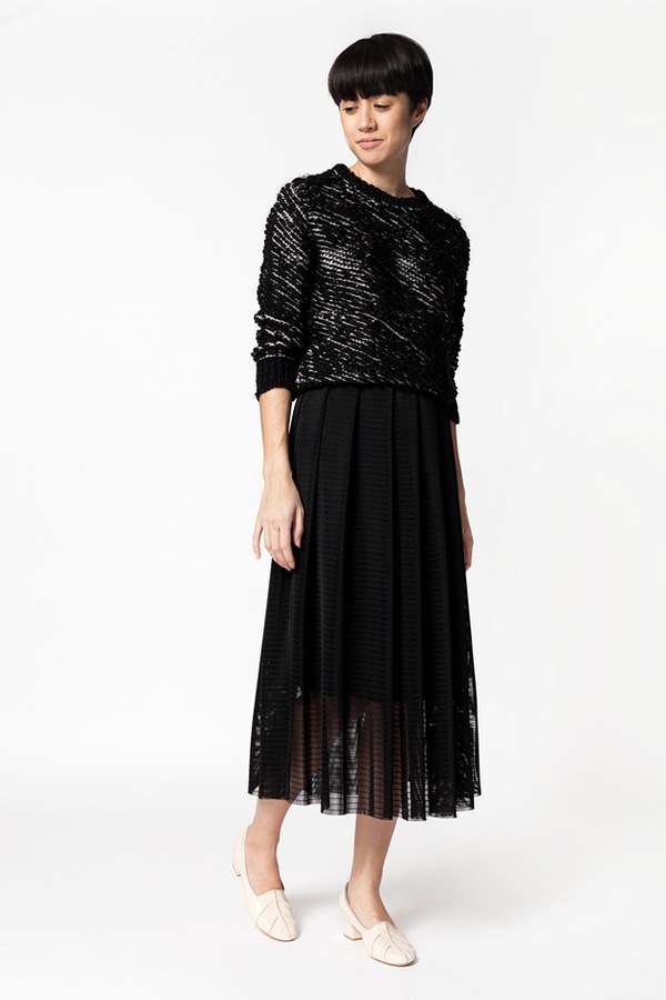 Kieley Kimmel Knit Weave Pullover - black Kieley Kimmel Knit Weave Pullover - black