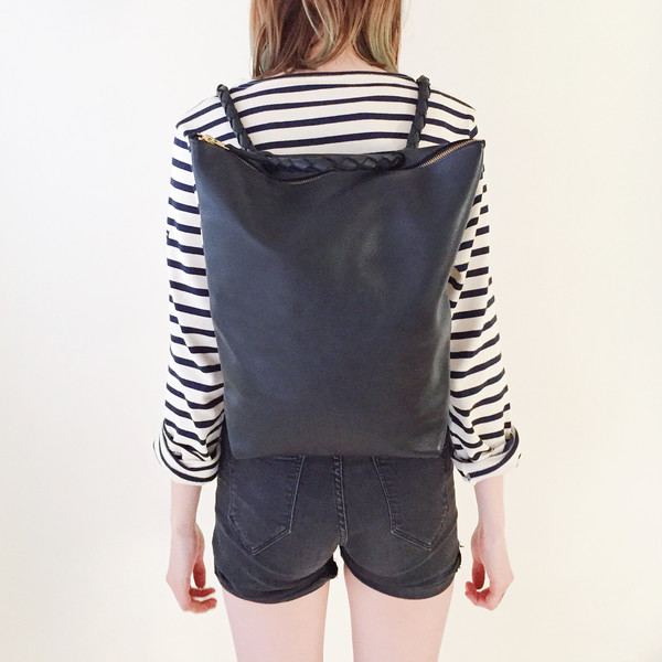 ARA Handbags - Black Backpack No. 1 ARA Handbags - Black Backpack No. 1