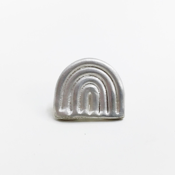 Lane Walkup Silver Rainbow Pin Lane Walkup Silver Rainbow Pin
