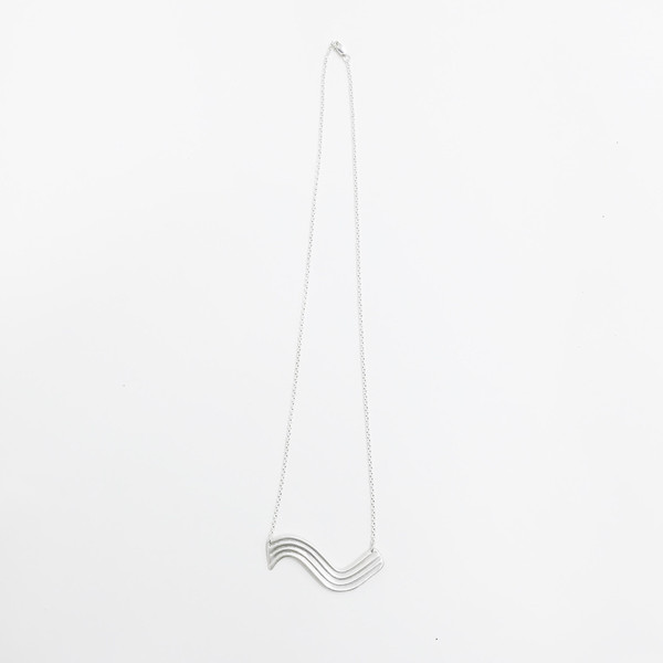 Lane Walkup Silver Wave Necklace Lane Walkup Silver Wave Necklace