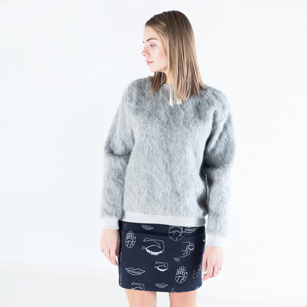 Nanushka Apis Fur Sweater Nanushka Apis Fur Sweater