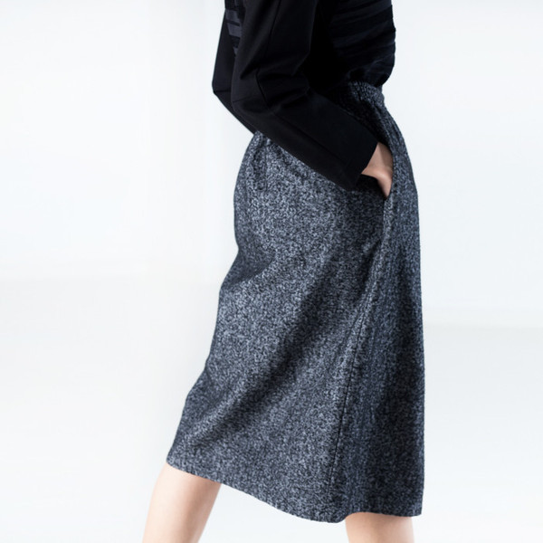 Baserange Loose Skirt Cotton Wool Baserange Loose Skirt Cotton Wool