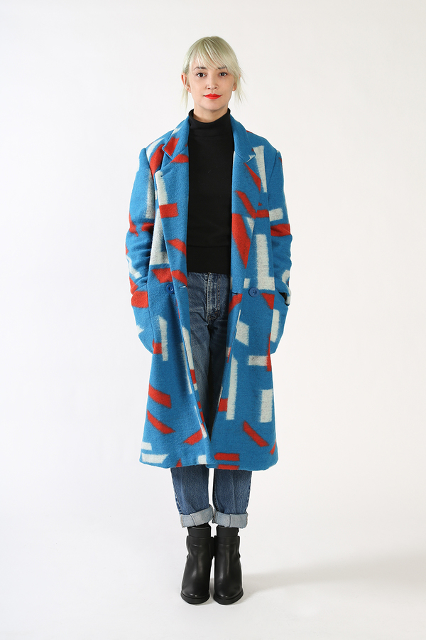 Kurt Lyle WOOL CONFETTI COAT Kurt Lyle WOOL CONFETTI COAT