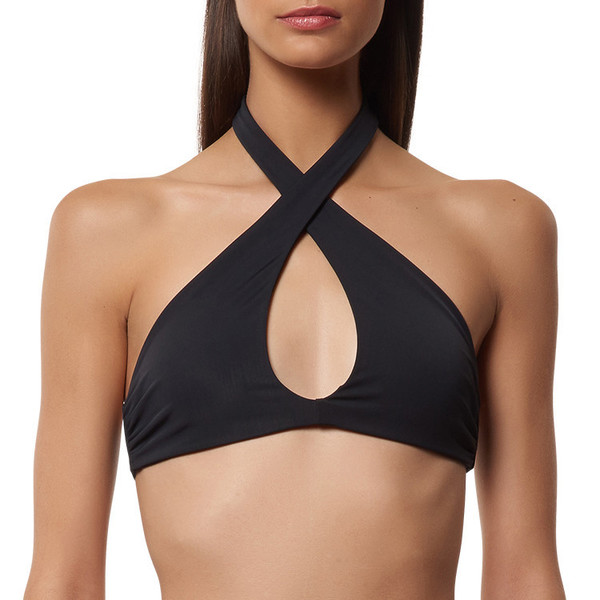 Mara Hoffman HALTER BIKINI TOP AND TIE SIDE BRAZILIAN BIKINI BOTTOM Mara Hoffman HALTER BIKINI TOP AND TIE SIDE BRAZILIAN BIKINI BOTTOM