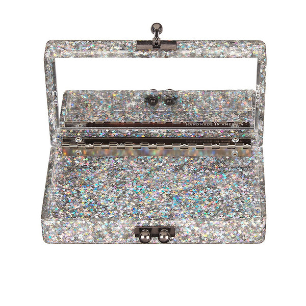 Edie Parker JEAN CHEVRON CLUTCH IN BRILLIANT STAR AND MIRROR Edie Parker JEAN CHEVRON CLUTCH IN BRILLIANT STAR AND MIRROR
