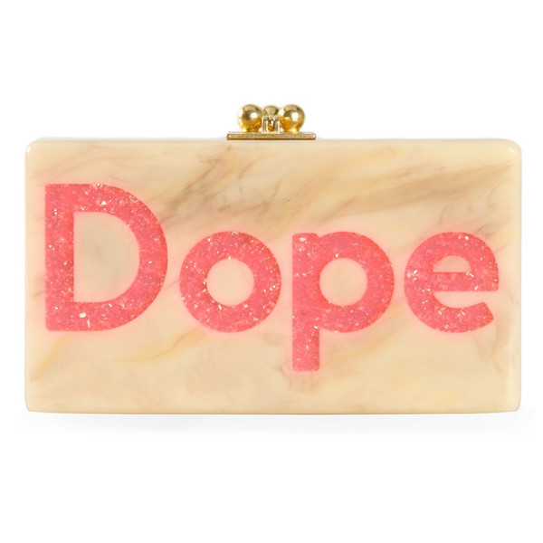 Edie Parker 'DOPE' JEAN CLUTCH Edie Parker 'DOPE' JEAN CLUTCH