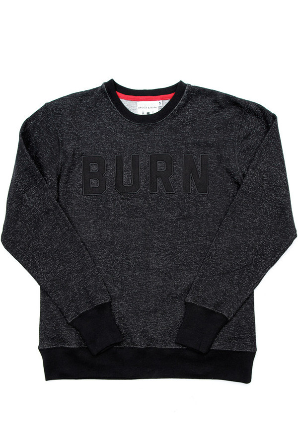 Columbiaknit BURN Men's Crew Black Columbiaknit BURN Men's Crew Black