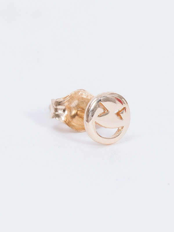 Winden LAUGHING FACE STUD / 14k Winden LAUGHING FACE STUD / 14k