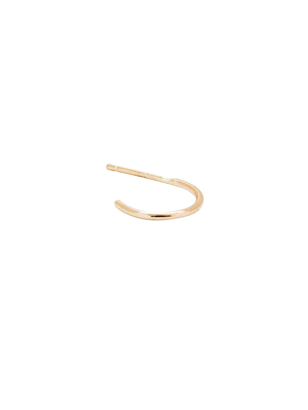 In God We Trust 14k Gold Hoop Stud Earring In God We Trust 14k Gold Hoop Stud Earring