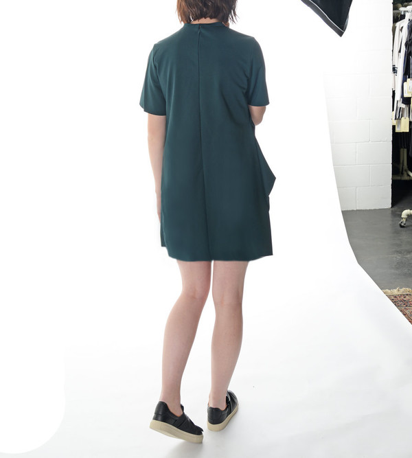 08sircus Short Sleeve Green Dress 08sircus Short Sleeve Green Dress