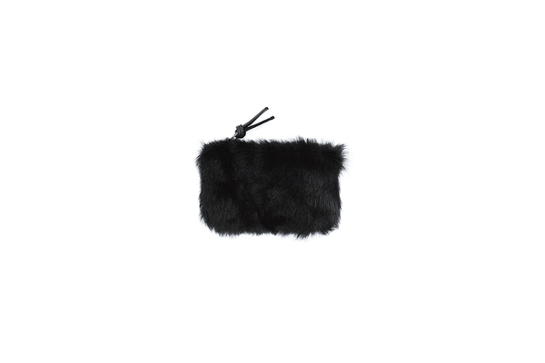 Primecut BLACK FURRY SMALL POUCH Primecut BLACK FURRY SMALL POUCH