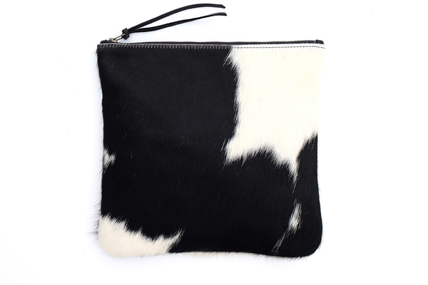 Primecut BLACK + WHITE FOLD OVER CLUTCH Primecut BLACK + WHITE FOLD OVER CLUTCH