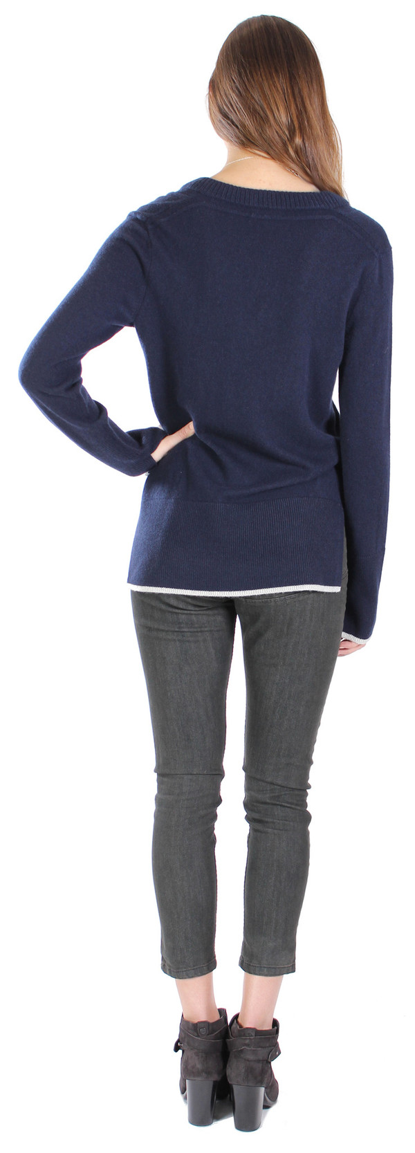 Rag & Bone Flavia V Neck Cashmere Sweater Rag & Bone Flavia V Neck Cashmere Sweater