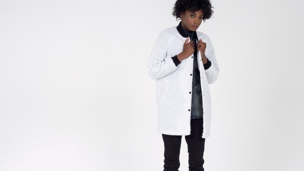 Native Youth Longline Sherpa Coat Native Youth Longline Sherpa Coat